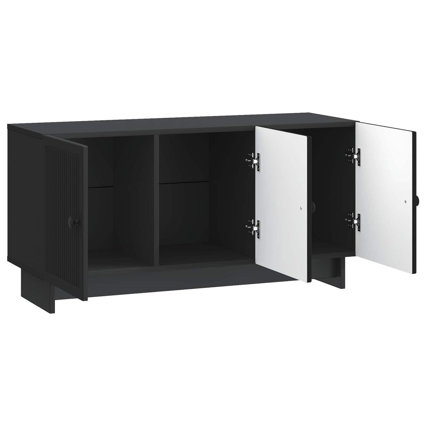 TV-skåp Svart 99 x 34,5 x 50 cm Konstruerat trä