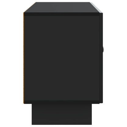 TV-skåp Svart 99 x 34,5 x 50 cm Konstruerat trä