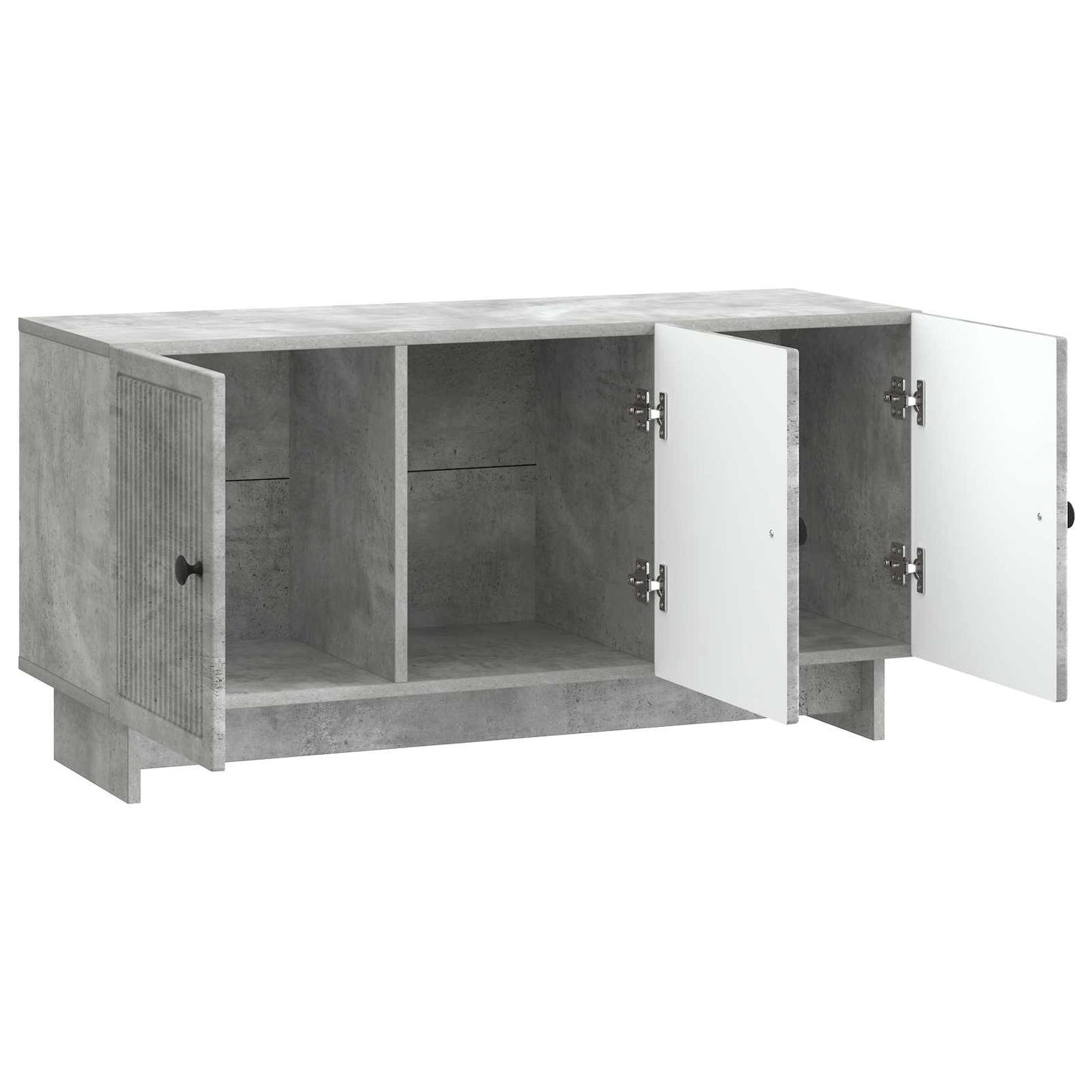 TV-skåp Betonggrå 99 x 34,5 x 50 cm Konstruerat trä