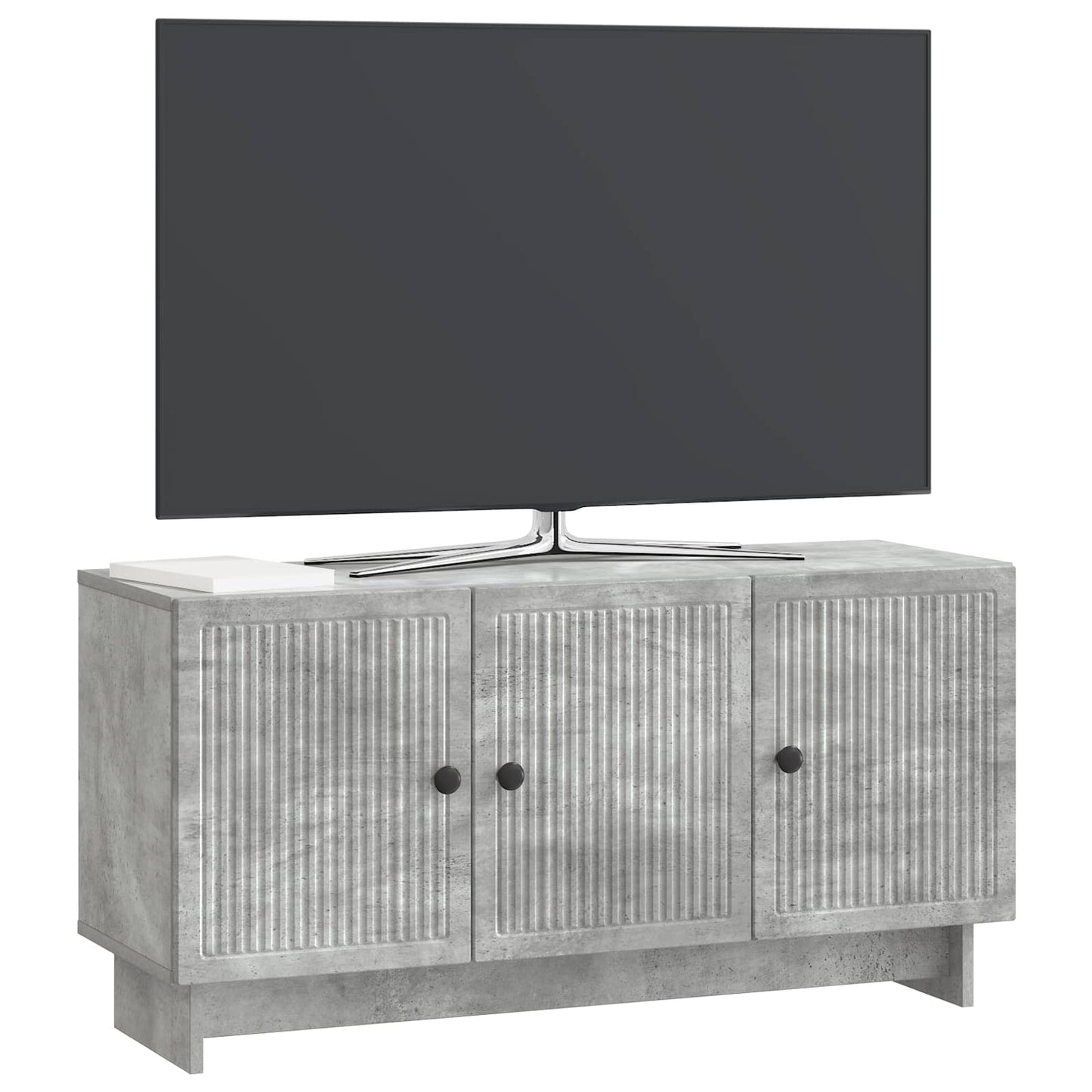 TV-skåp Betonggrå 99 x 34,5 x 50 cm Konstruerat trä