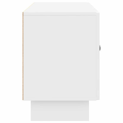 TV-skåp Vit högglans 99 x 34,5 x 50 cm Konstruerat trä