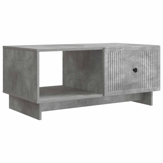 Kaffeebord Betonggrå 90 x 50 x 40 cm Konstruerat trä