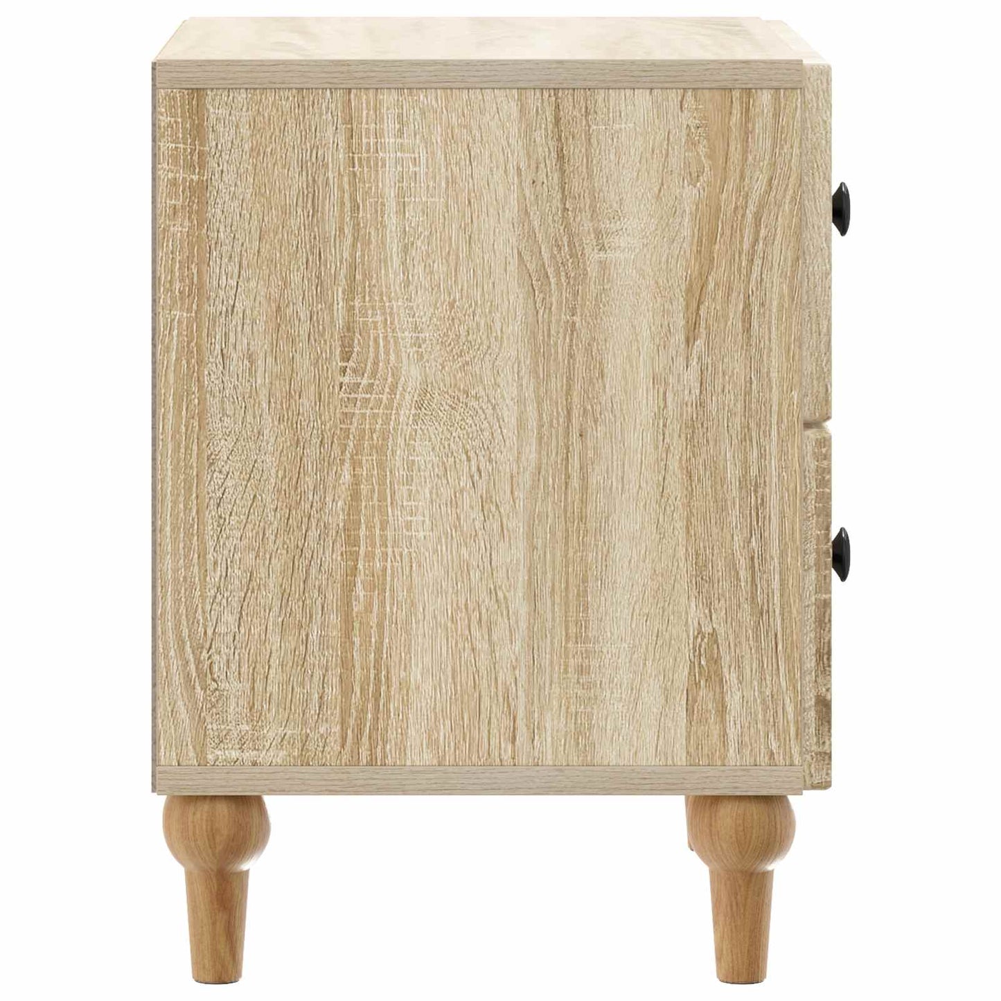 Nattduksbord 2 pcs Sonoma-ek 43 x 34,5 x 48 cm Konstruerat trä