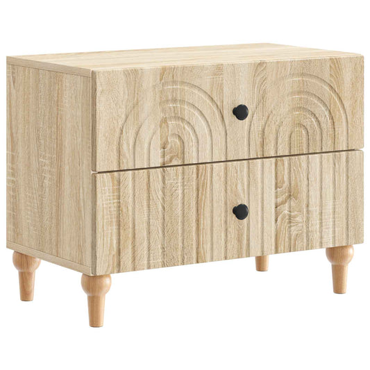 Nattduksbord Sonoma-ek 62 x 34,5 x 48 cm Konstruerat trä