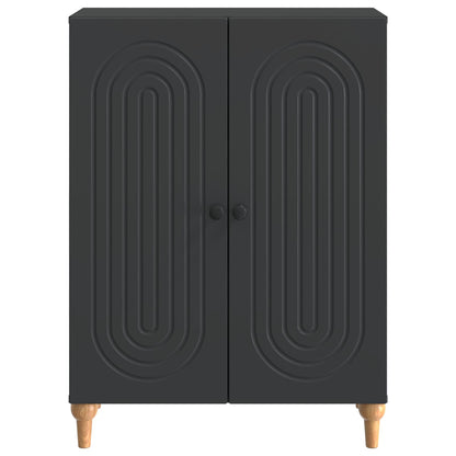 Sideboard Svart 66 x 34,5 x 90 cm Konstruerat trä