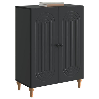 Sideboard Svart 66 x 34,5 x 90 cm Konstruerat trä