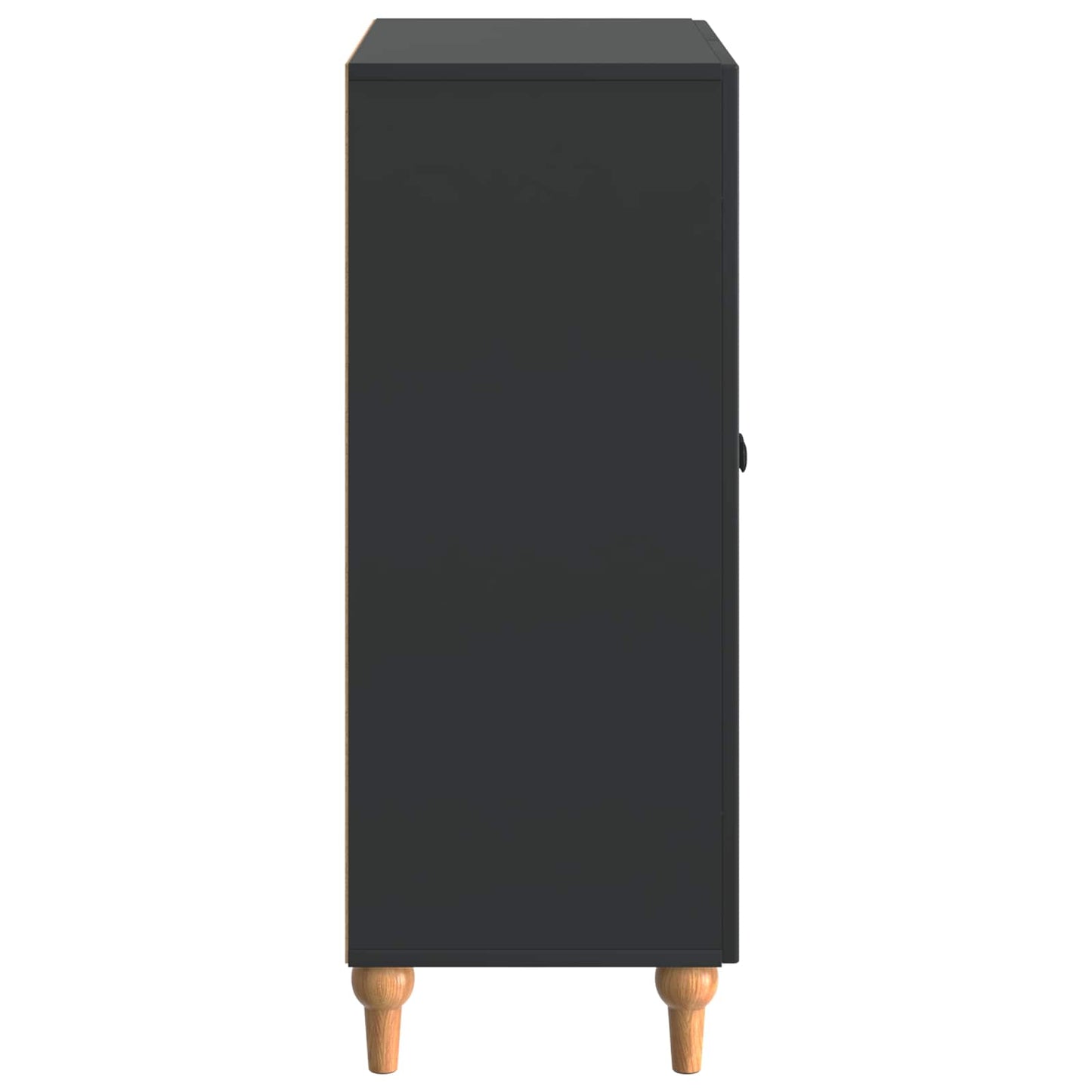 Sideboard Svart 66 x 34,5 x 90 cm Konstruerat trä