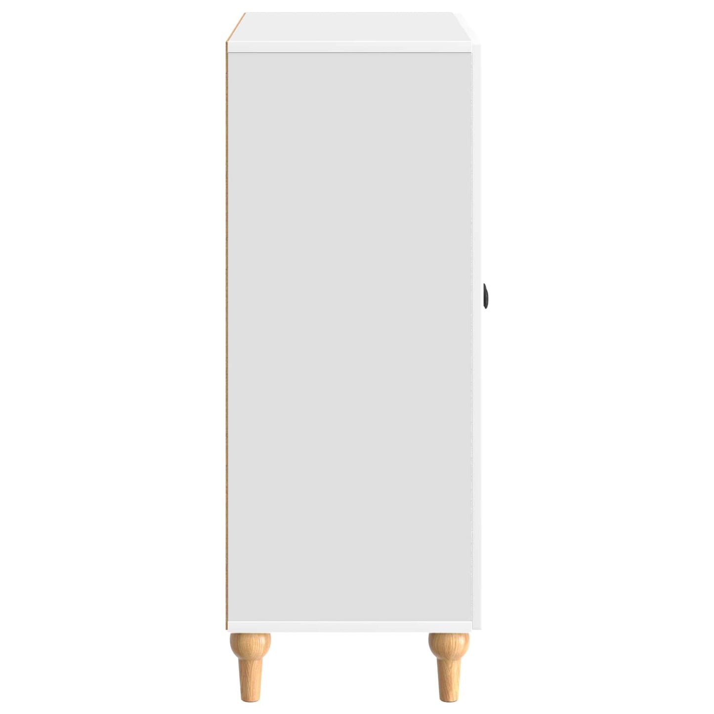 Sideboard Vit högglans 66 x 34,5 x 90 cm Konstruerat trä