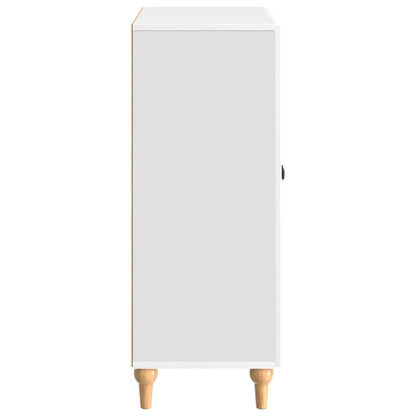 Sideboard Vit högglans 66 x 34,5 x 90 cm Konstruerat trä
