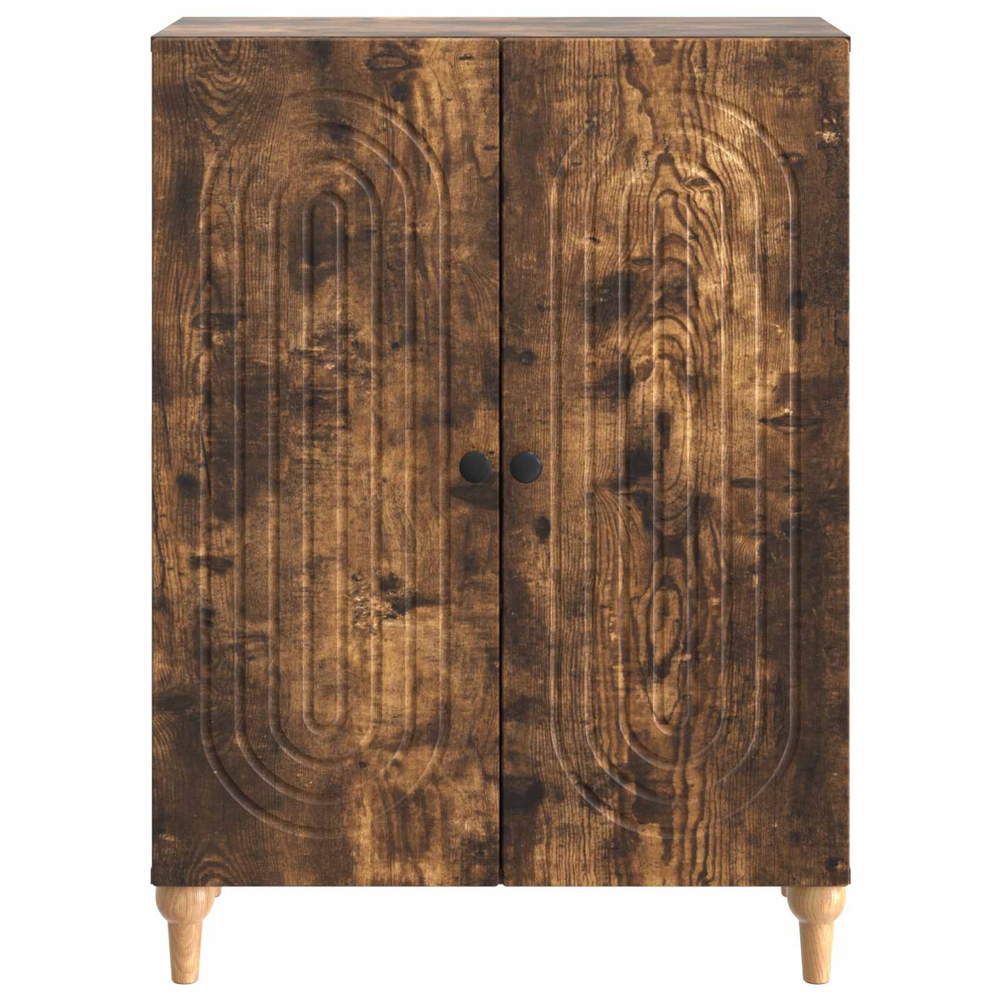Sideboard Rökt ek 66 x 34,5 x 90 cm Konstruerat trä