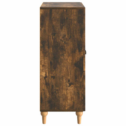 Sideboard Rökt ek 66 x 34,5 x 90 cm Konstruerat trä