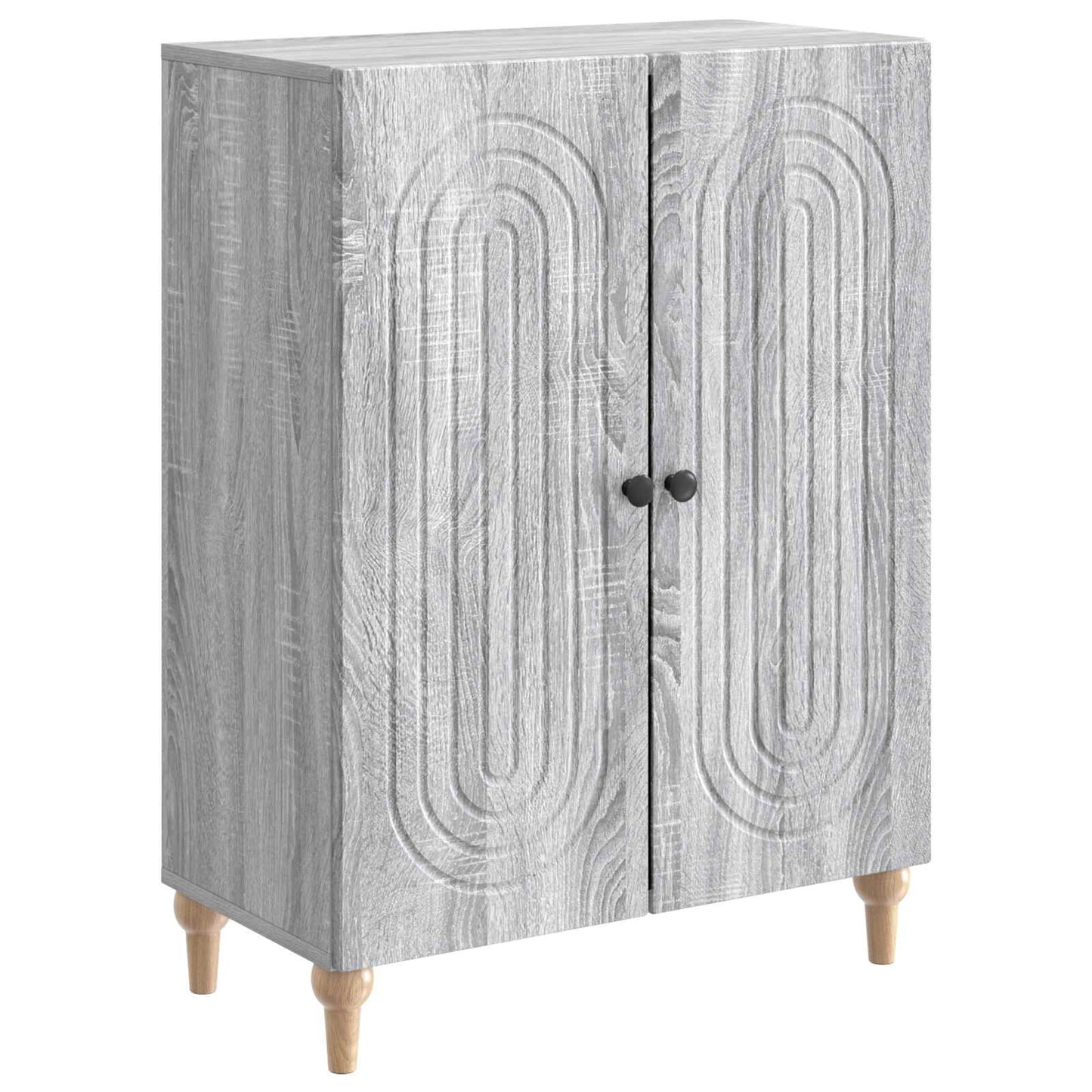 Sideboard Grå sonoma-ek 66 x 34,5 x 90 cm Konstruerat trä