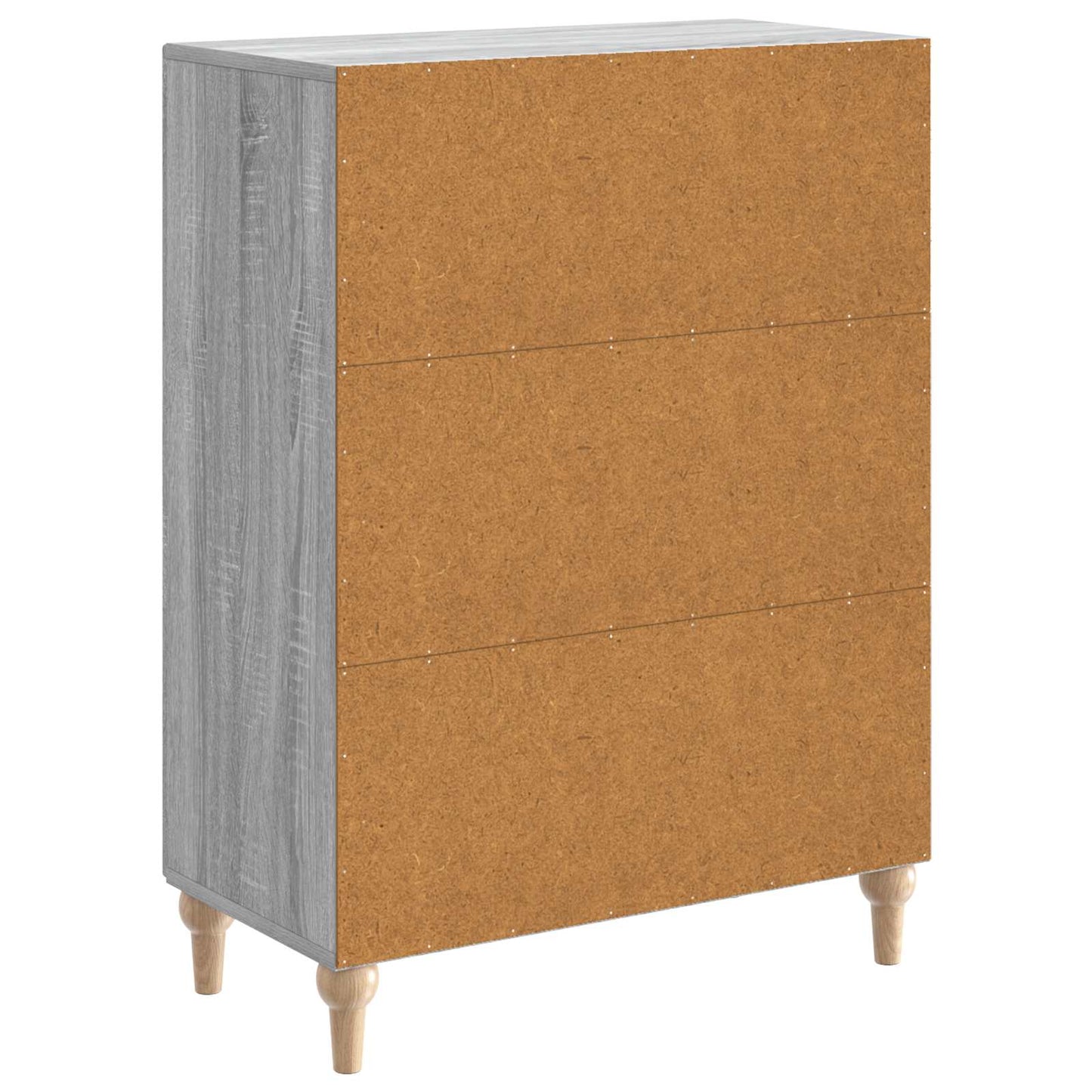Sideboard Grå sonoma-ek 66 x 34,5 x 90 cm Konstruerat trä