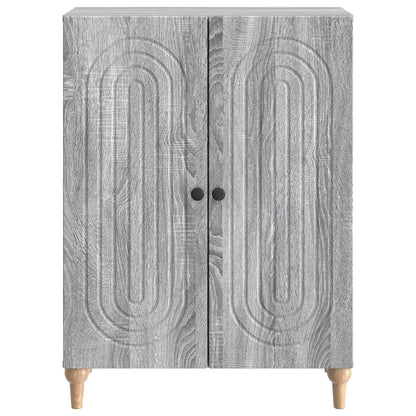 Sideboard Grå sonoma-ek 66 x 34,5 x 90 cm Konstruerat trä