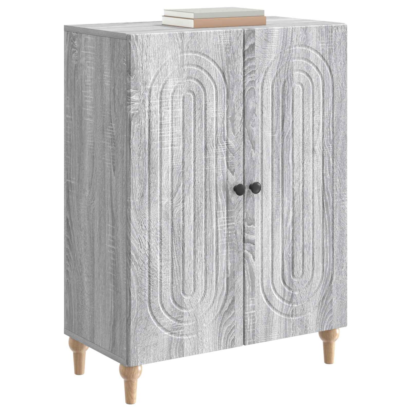 Sideboard Grå sonoma-ek 66 x 34,5 x 90 cm Konstruerat trä