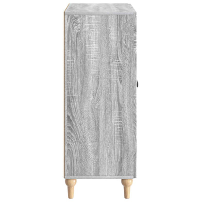 Sideboard Grå sonoma-ek 66 x 34,5 x 90 cm Konstruerat trä