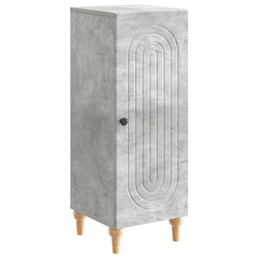 Sideboard Betonggrå 33 x 34,5 x 90 cm Konstruerat trä