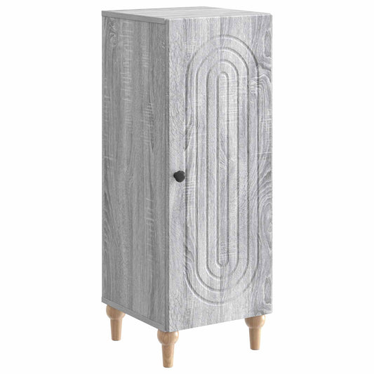 Sideboard Grå sonoma-ek 33 x 34,5 x 90 cm Konstruerat trä