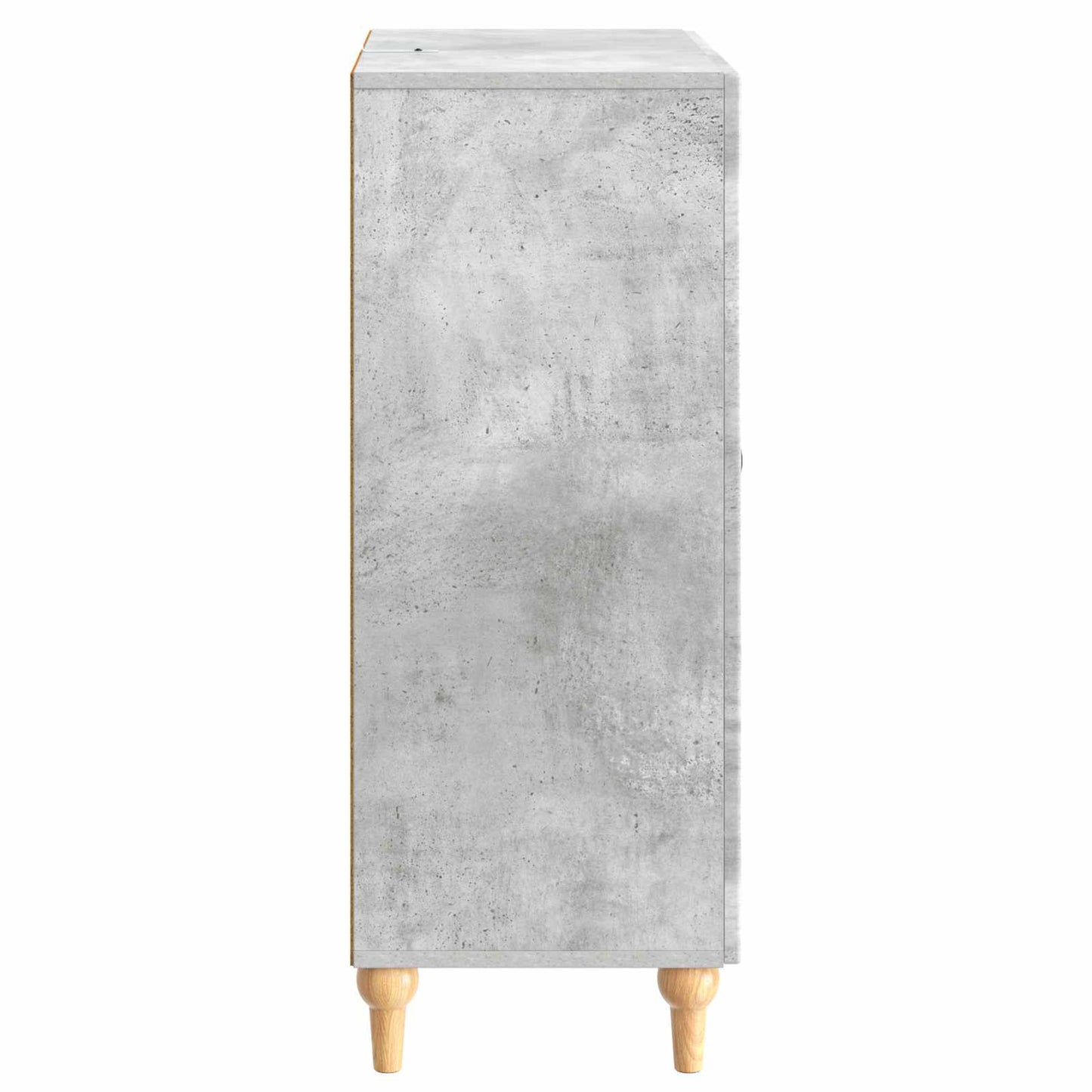 Sideboard med låda Betonggrå 66 x 34,5 x 90 cm Konstruerat trä