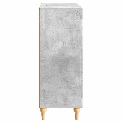 Sideboard med låda Betonggrå 66 x 34,5 x 90 cm Konstruerat trä
