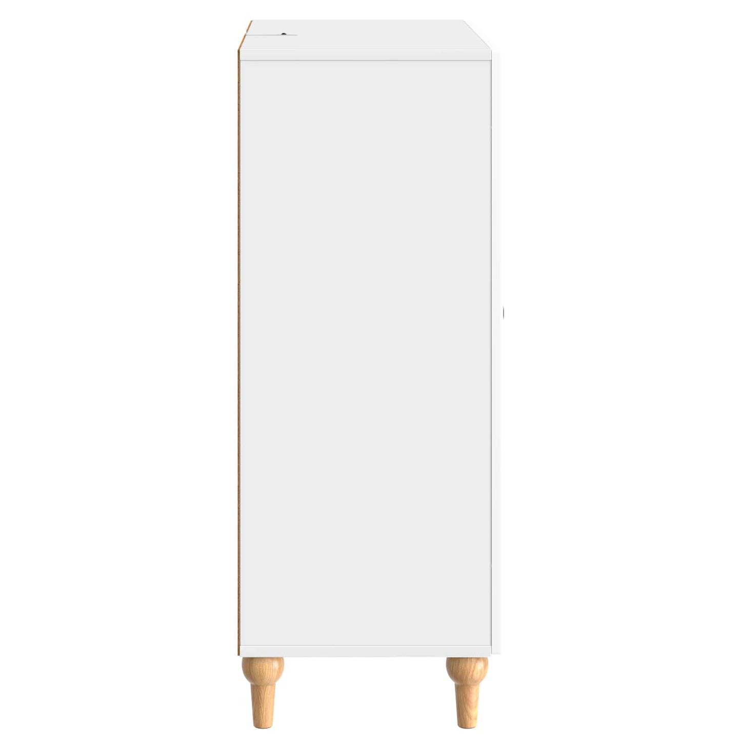 Sideboard Vit högglans 66 x 34,5 x 90 cm Konstruerat trä