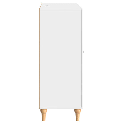 Sideboard Vit högglans 66 x 34,5 x 90 cm Konstruerat trä