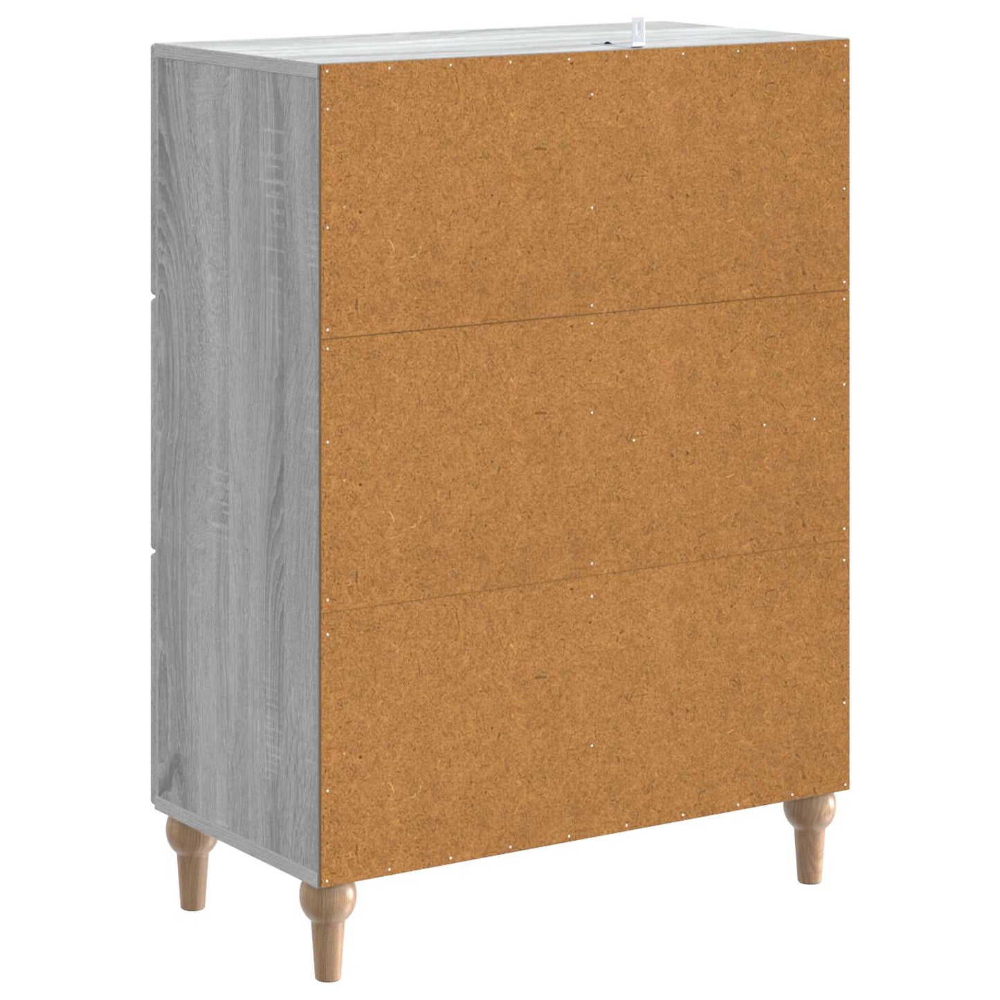 Sideboard Grå sonoma-ek 66 x 34,5 x 90 cm Konstruerat trä