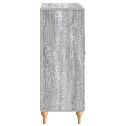 Sideboard Grå sonoma-ek 66 x 34,5 x 90 cm Konstruerat trä