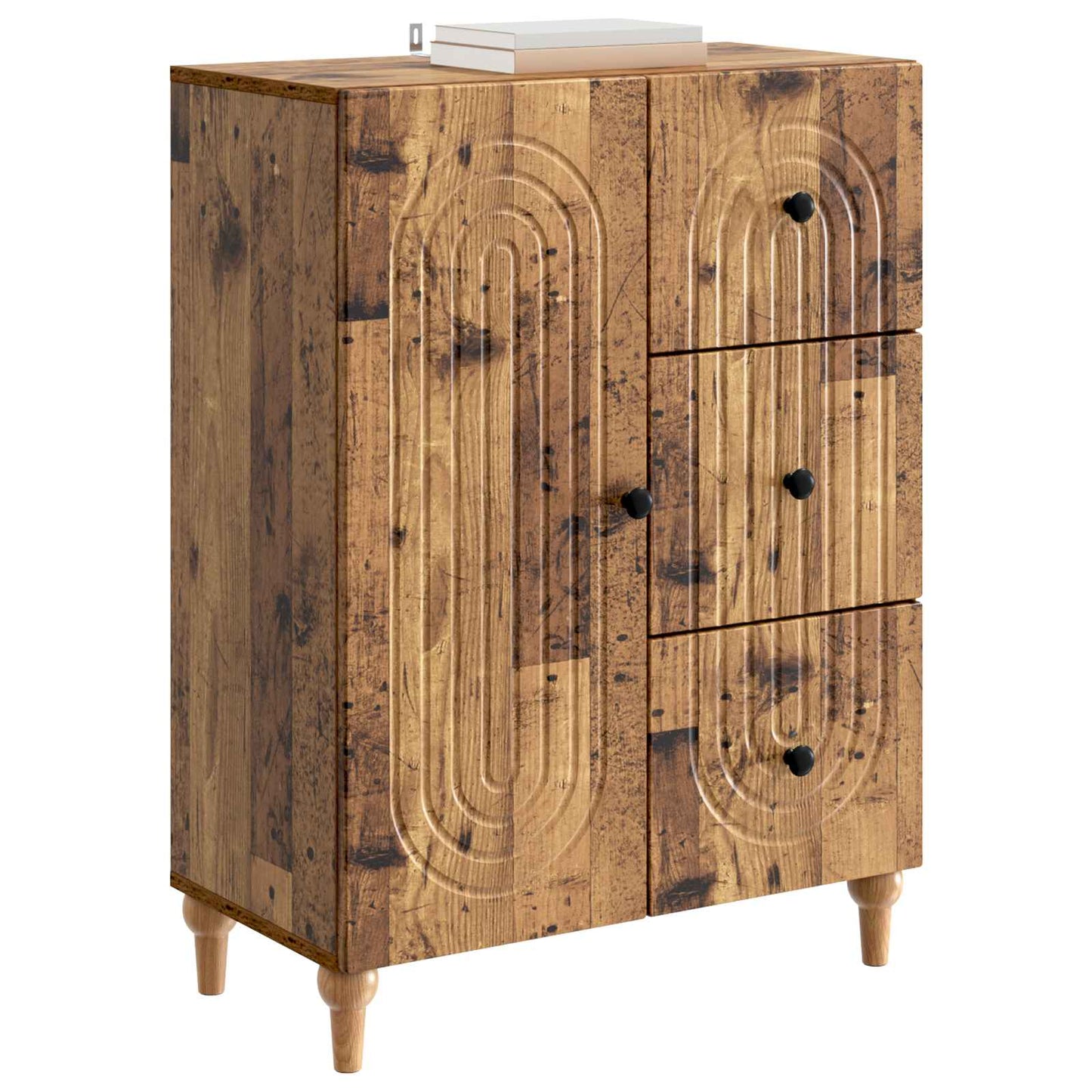 Sideboard Gammalt trä 66 x 34,5 x 90 cm Konstruerat trä
