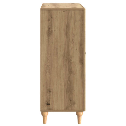 Sideboard med låda Artisan-ek 66 x 34,5 x 90 cm Konstruerat trä
