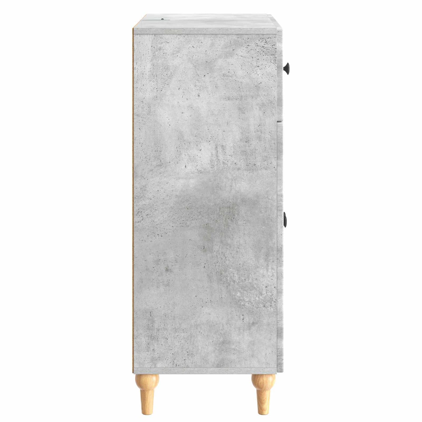 Sideboard med låda Betonggrå 66 x 34,5 x 90 cm Konstruerat trä