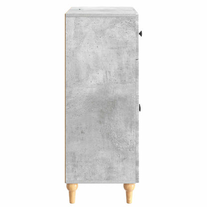 Sideboard med låda Betonggrå 66 x 34,5 x 90 cm Konstruerat trä