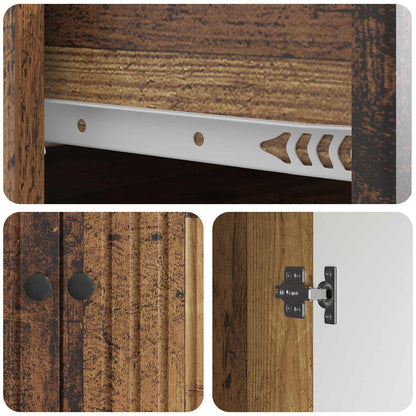 Sideboard Gammalt trä 66 x 34,5 x 90 cm Konstruerat trä