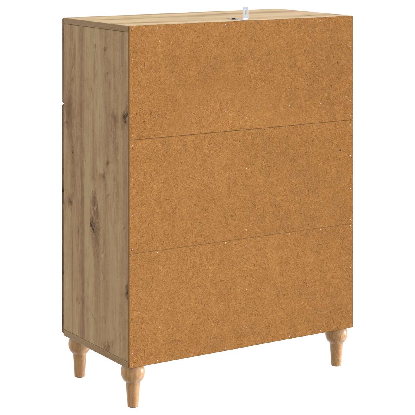 Sideboard med låda Artisan-ek 66 x 34,5 x 90 cm Konstruerat trä