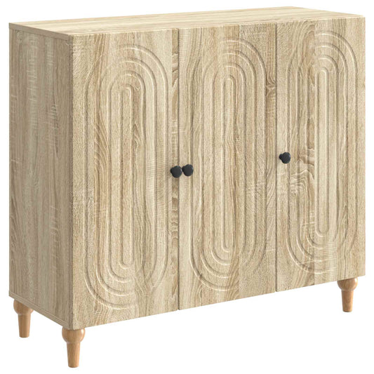 Sideboard Sonoma-ek 89 x 34,5 x 80 cm Konstruerat trä