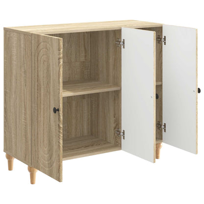 Sideboard Sonoma-ek 89 x 34,5 x 80 cm Konstruerat trä