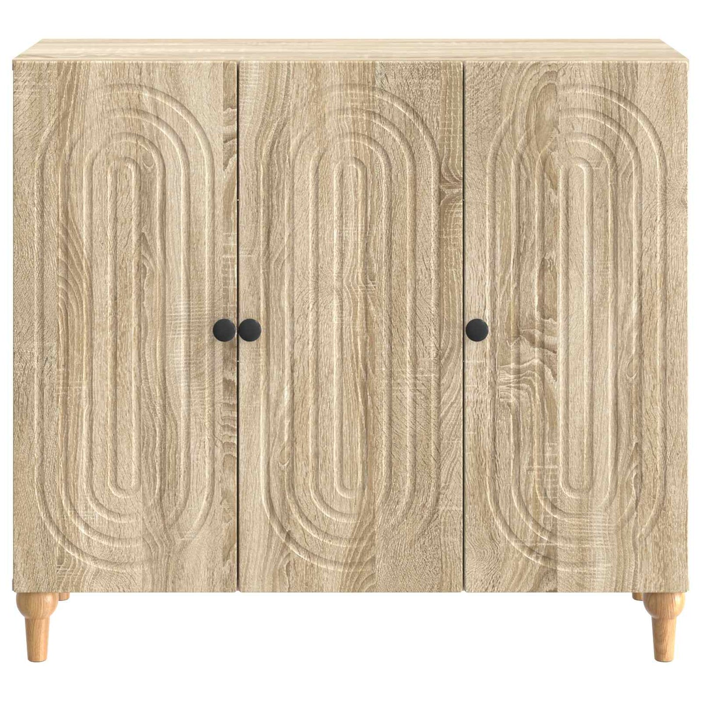 Sideboard Sonoma-ek 89 x 34,5 x 80 cm Konstruerat trä