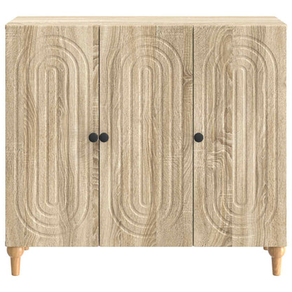 Sideboard Sonoma-ek 89 x 34,5 x 80 cm Konstruerat trä