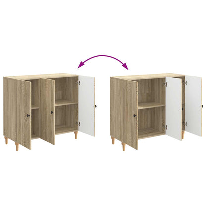 Sideboard Sonoma-ek 89 x 34,5 x 80 cm Konstruerat trä