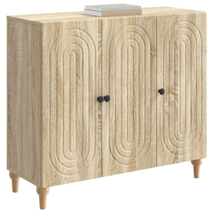 Sideboard Sonoma-ek 89 x 34,5 x 80 cm Konstruerat trä