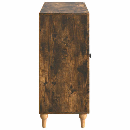 Sideboard Rökt ek 89 x 34,5 x 80 cm Konstruerat trä