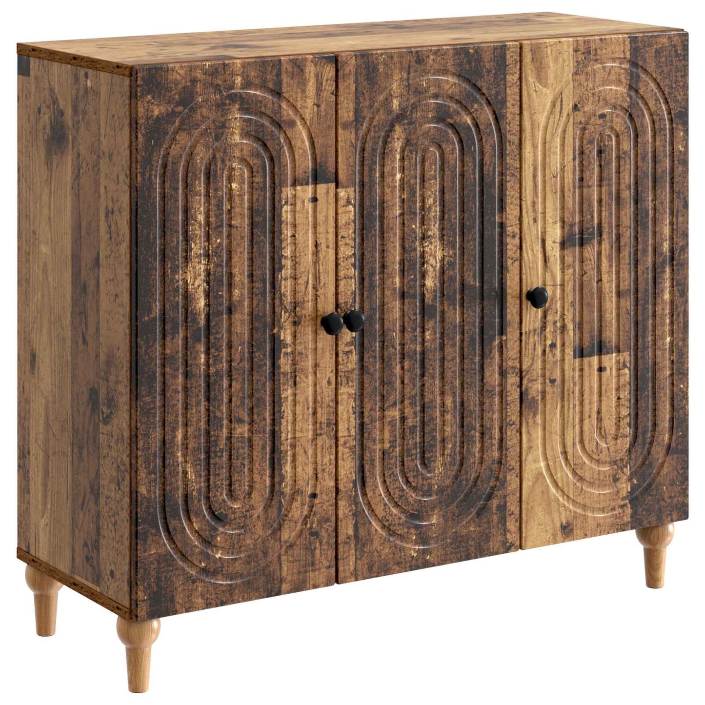 Sideboard Gammalt trä 89 x 34,5 x 80 cm Konstruerat trä