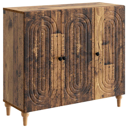 Sideboard Gammalt trä 89 x 34,5 x 80 cm Konstruerat trä