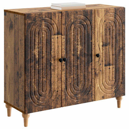 Sideboard Gammalt trä 89 x 34,5 x 80 cm Konstruerat trä