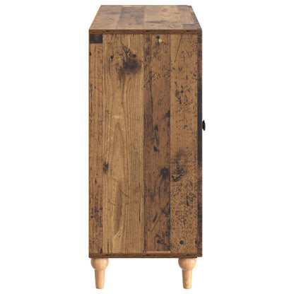 Sideboard Gammalt trä 89 x 34,5 x 80 cm Konstruerat trä