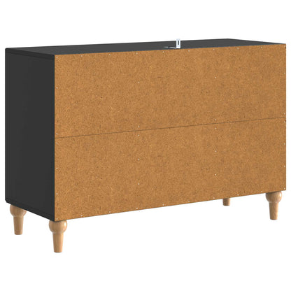 TV-skåp med låda Svart 89 x 34,5 x 60 cm Konstruerat trä