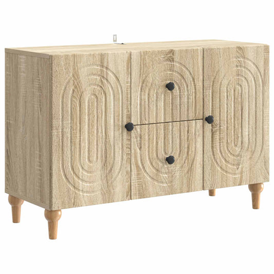 TV-skåp med låda Sonoma-ek 89 x 34,5 x 60 cm Konstruerat trä