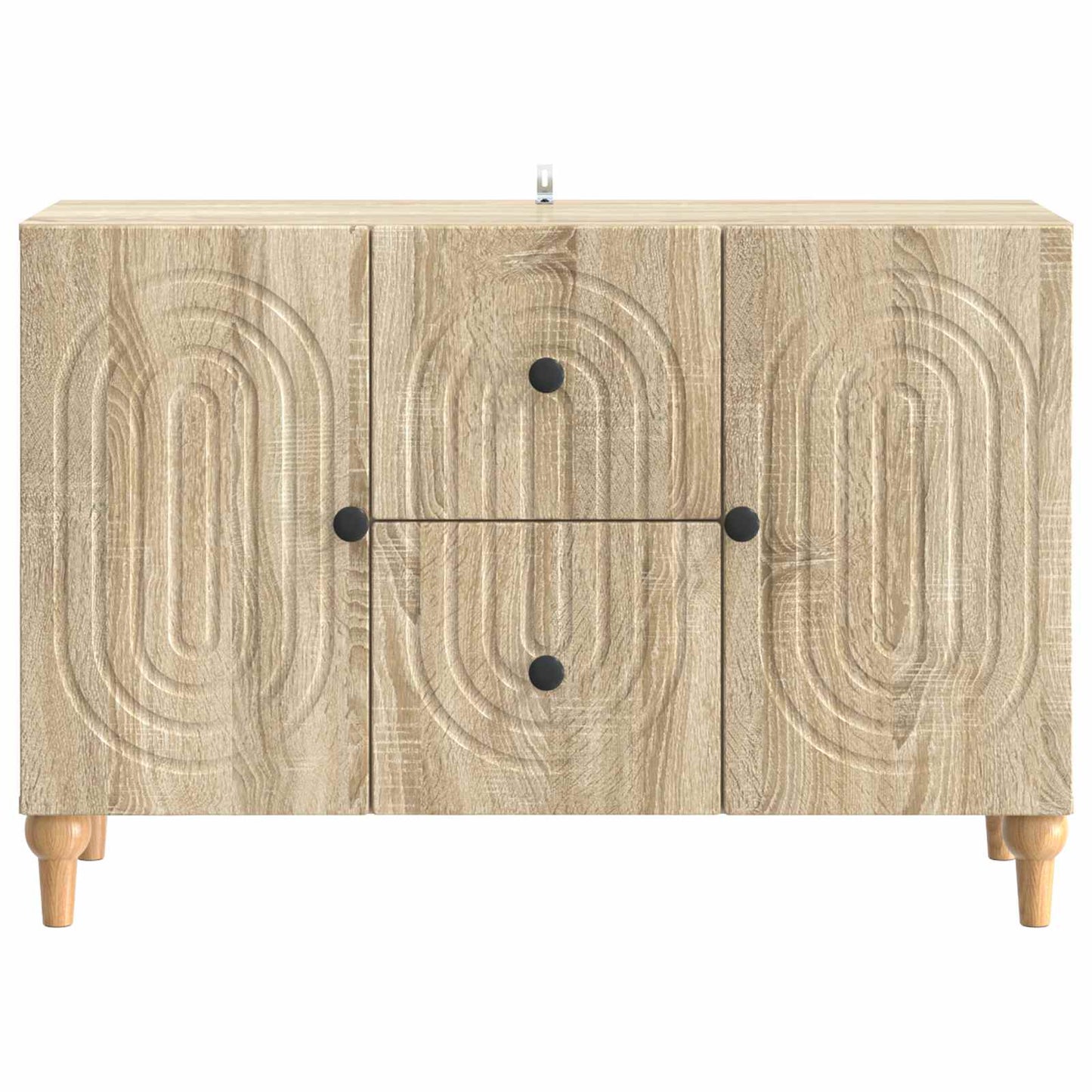 TV-skåp med låda Sonoma-ek 89 x 34,5 x 60 cm Konstruerat trä