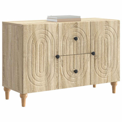 TV-skåp med låda Sonoma-ek 89 x 34,5 x 60 cm Konstruerat trä