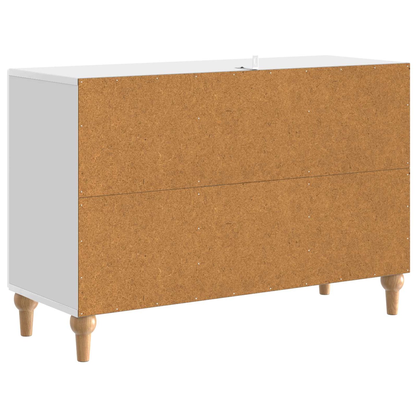TV-skåp med låda Vit högglans 89 x 34,5 x 60 cm Konstruerat trä